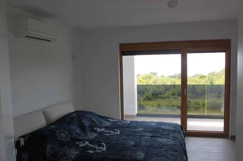 Légkondicionált hálószoba tengerre néző kilátással - Ingatlan Horvátországban: Panorama Scouting.