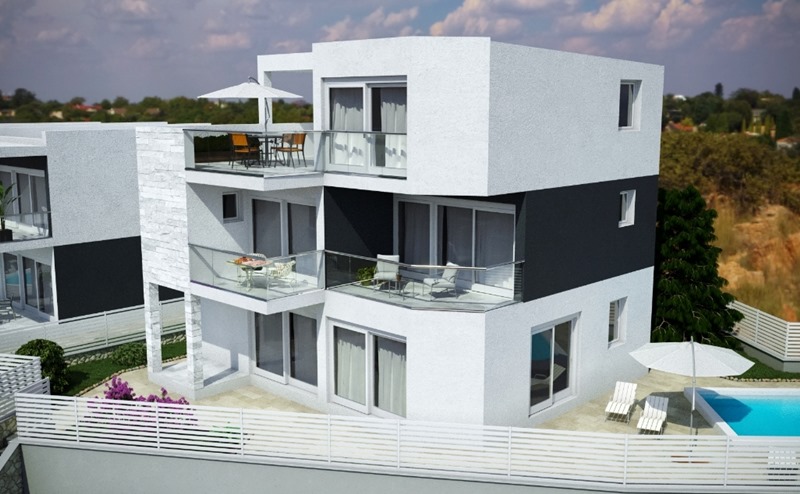 Új villa Horvátországban eladó. Ingatlanközvetítők – Panoráma cserkészet.