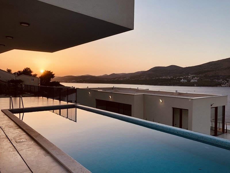 Tengerre néző Villa H1926 Horvátországban - Ciovo-sziget, Panorama Scouting.