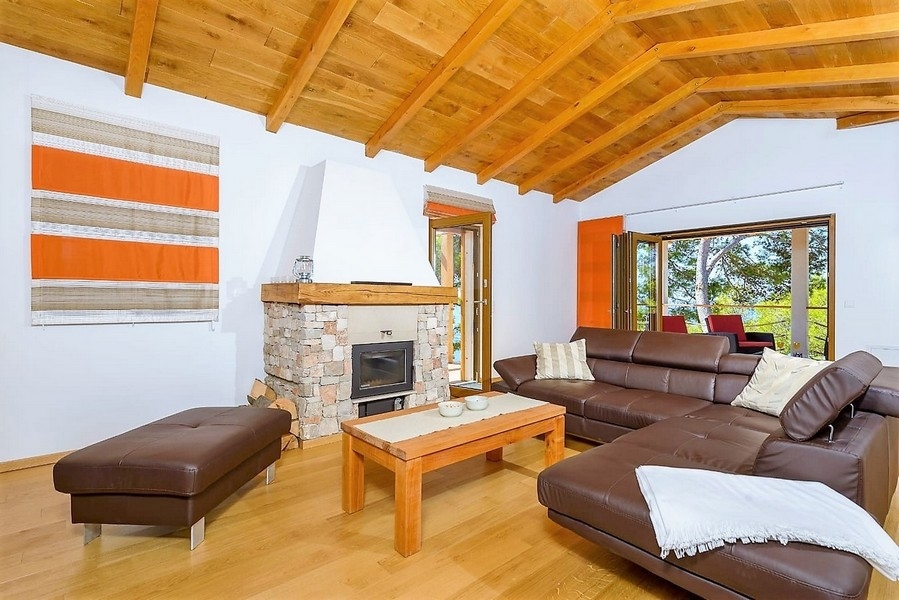 Nappali a H2092 ingatlanban Horvátországban, Ciovo Trogir szigetén - Panorama Scouting