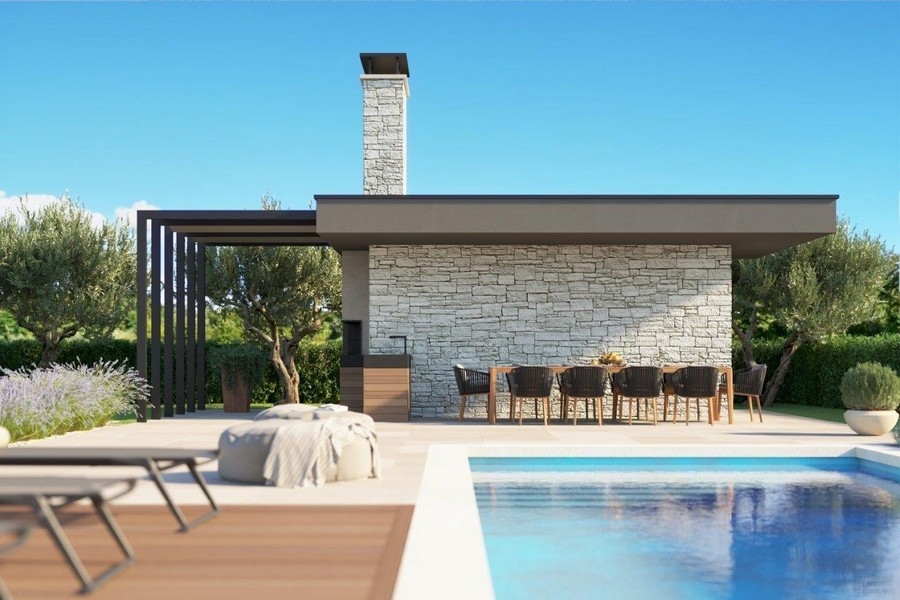 Ingatlan Isztria - Panoráma cserkészet.