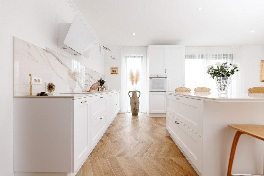 H2125 ingatlan konyhája eladó Horvátországban, Krk szigetén - Panoráma cserkészet.