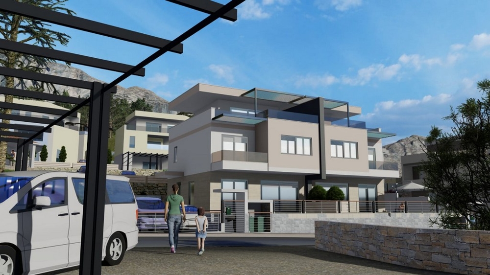 Vásároljon ikerházat Makarskában, Horvátországban.