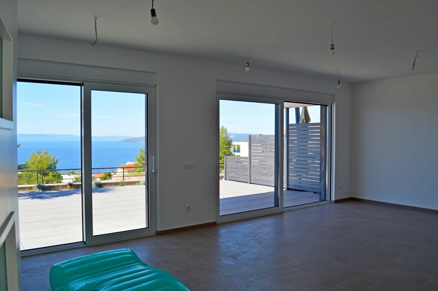 A H2147-es ingatlan lakóterülete Makarskában.