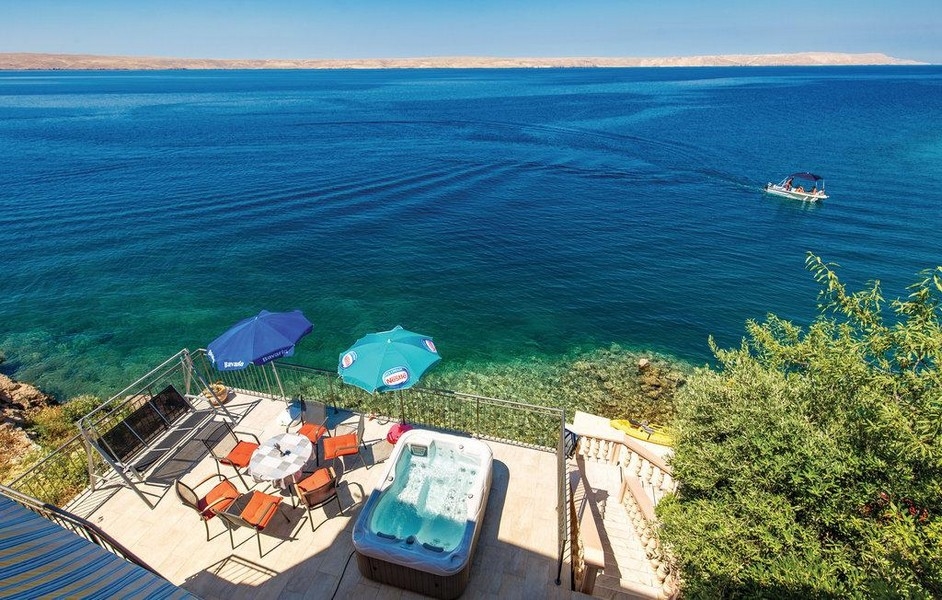 Vásároljon házat a tenger mellett Horvátországban - Panorama Scouting H2244, Kvarner-öböl, Karlobag.