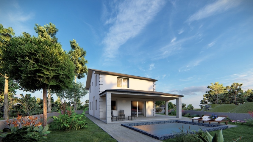 Eladó villa tengerre néző terasszal - Panoráma cserkészet.