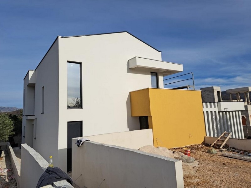 A Villa H2489 hátulja Horvátországban.