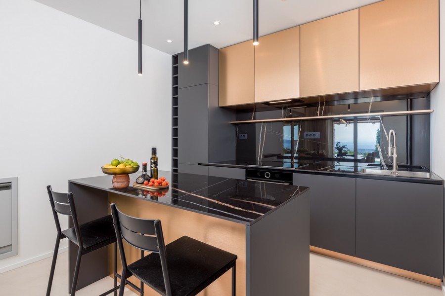 Modern és minőségi konyha.