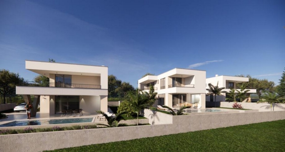 Modern ingatlan Horvátországban.