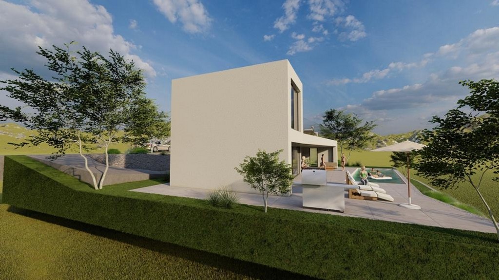 Medencére és tengerre néző luxusvilla eladó Horvátországban - Panorama Scouting H2663.