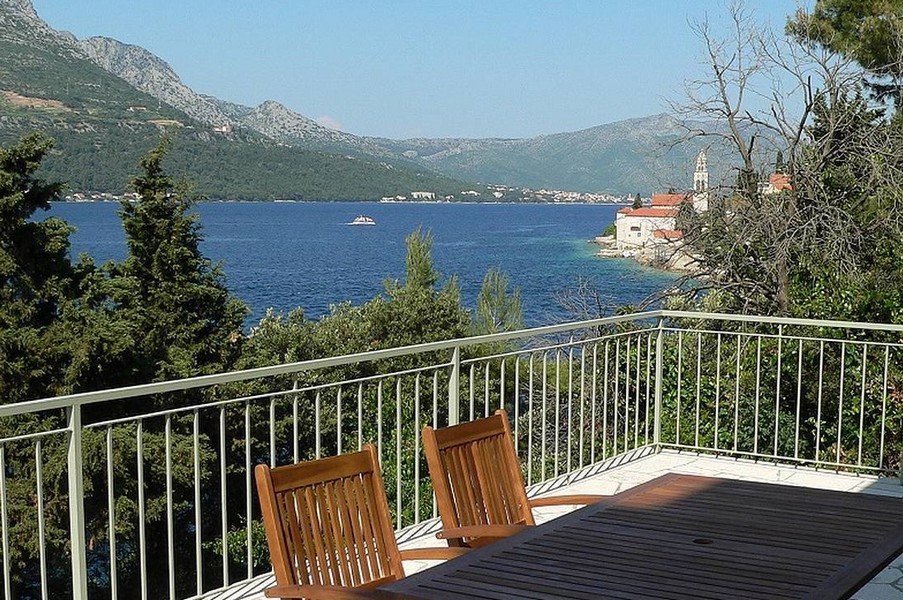 Tengerre néző kilátás a teraszról H2685 - Panorama Scouting Croatia ingatlan.