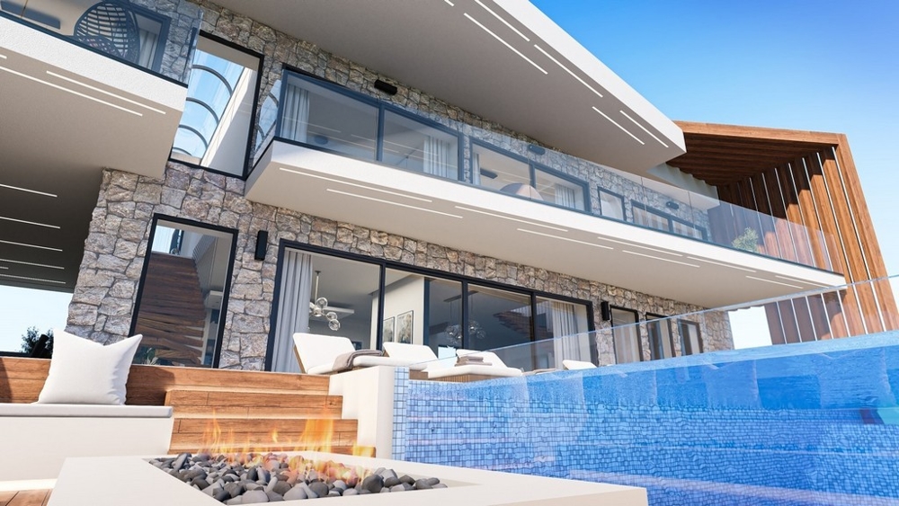 A Horvátországi Villa H2713 3D vizualizációja - Panoráma Scouting.