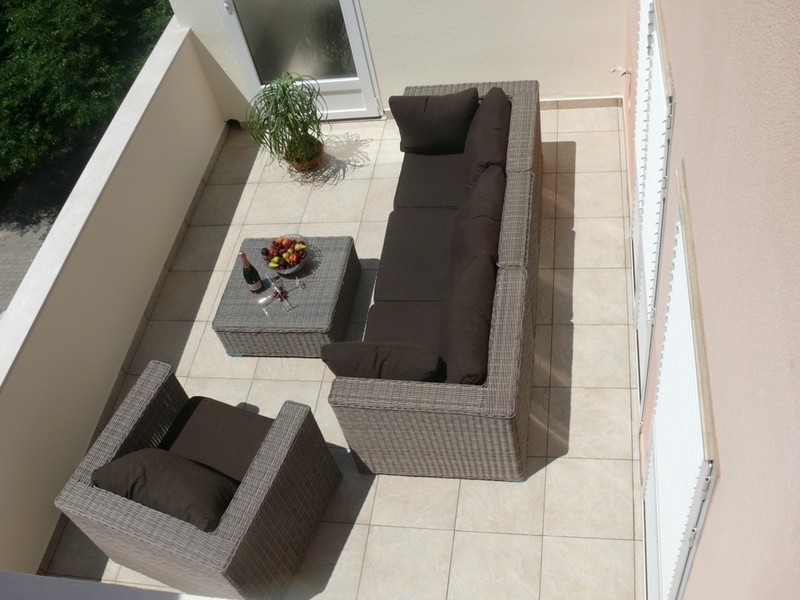 A terasz madártávlatból.