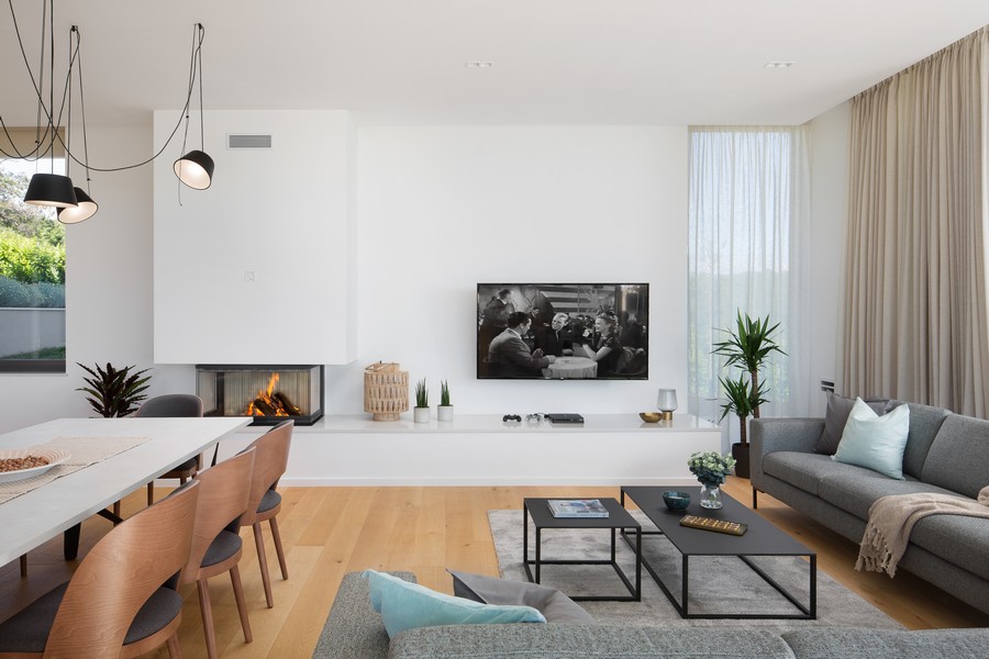 Nappali - stílusosan és elegánsan berendezett.