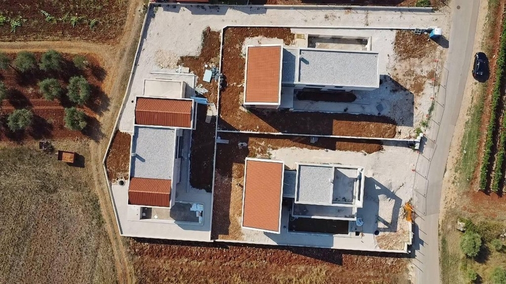 Új építésű modern villák Isztrián - eladók.