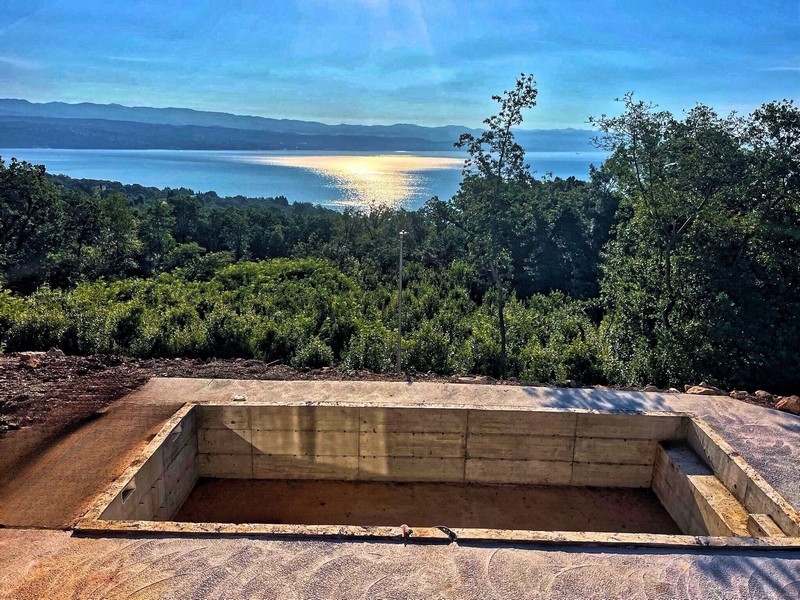 Vásároljon új villát medencével és kilátással a tengerre Horvátországban - Panorama Scouting H3435.