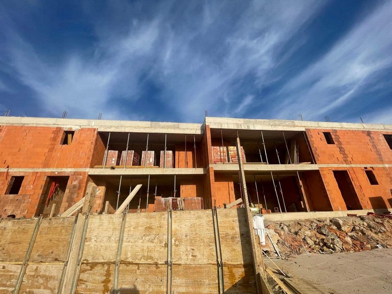 Horvátországi H3459-es ingatlan héjépítése.