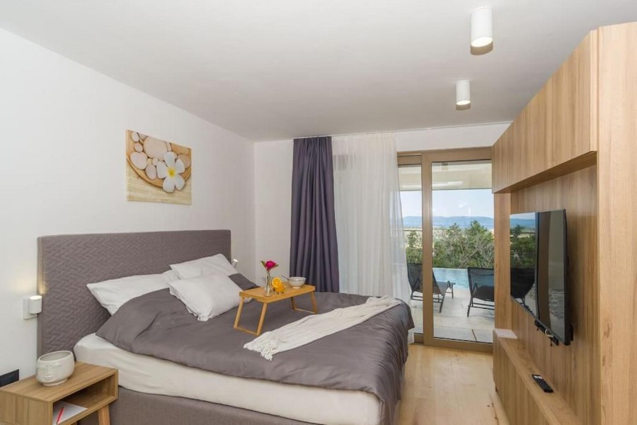 Horvátországban eladó a villa hálószobája - ID: H3469.