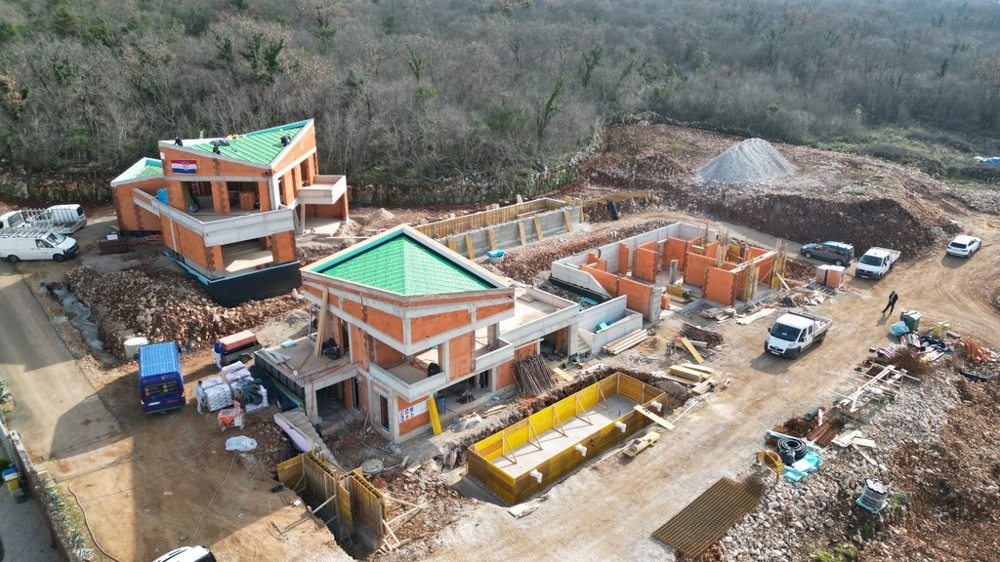 Kilátás a tengerre a villából.