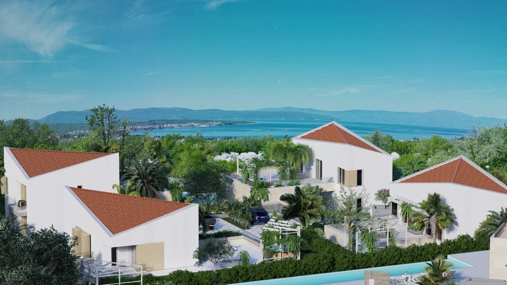 Tengerre néző villák H3472 Malinska közelében, Krk szigetén Horvátországban - Panorama Scouting.