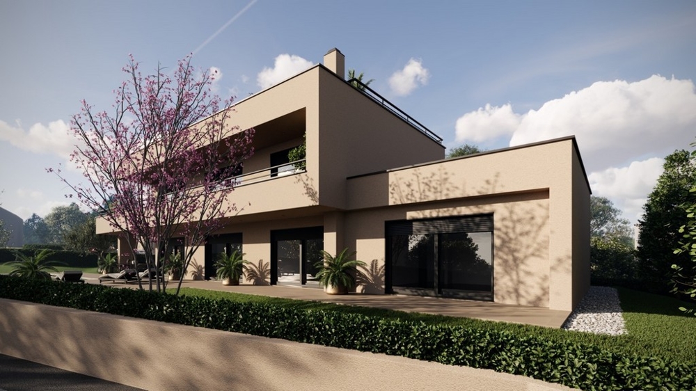 Modern villa eladó Porec közelében, Isztria területén.