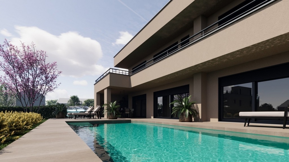 Vásároljon úszómedencés villát Isztrián - Panorama Scouting.