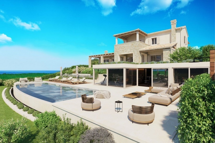 Eladó mediterrán villa Horvátország - Panorama Scouting H3517.