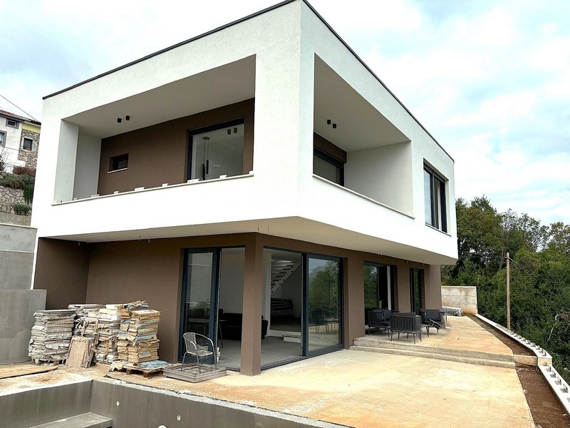 Eladó új villa a Lovran régióban, Opatija közelében.