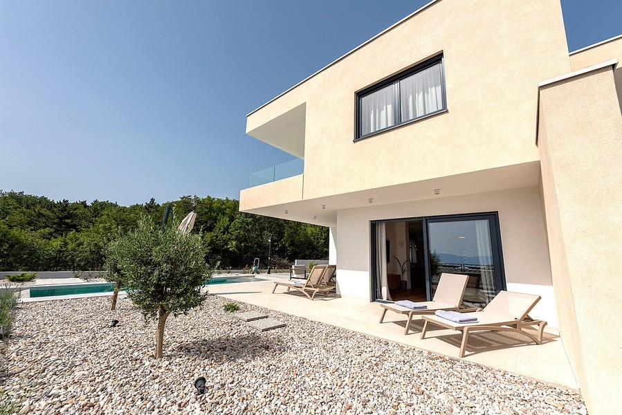 Új ikerház: A külső rész nagyon könnyen karbantartható.