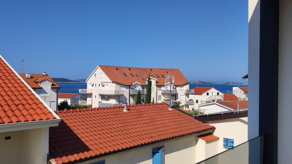 A Horvátországban eladó H3569-es ház bejárata.