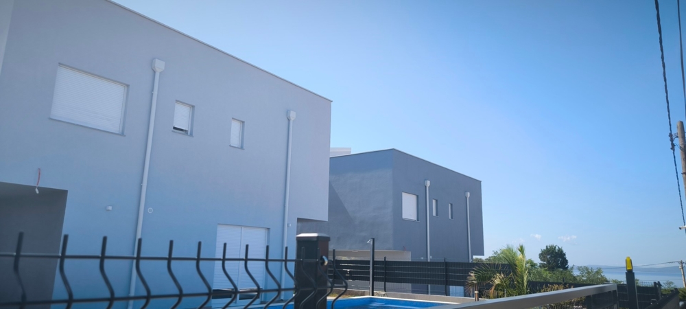 A villa külső része.