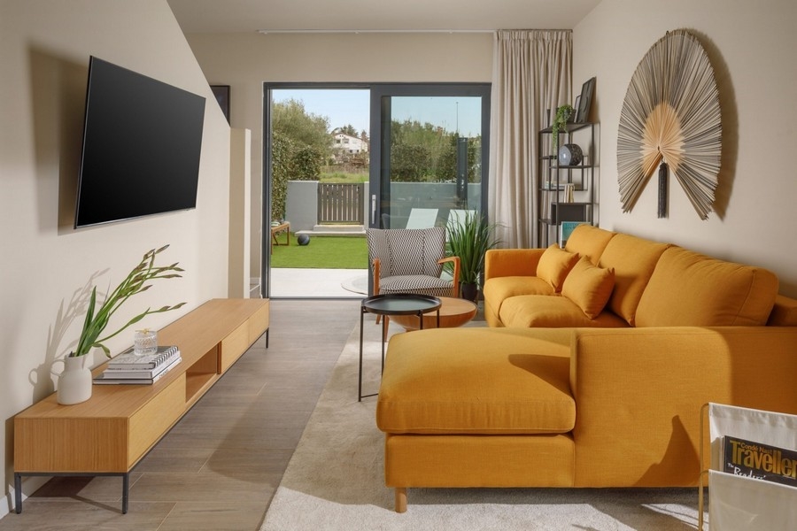 Nappali a H3583 ingatlanban Isztria, Horvátország.