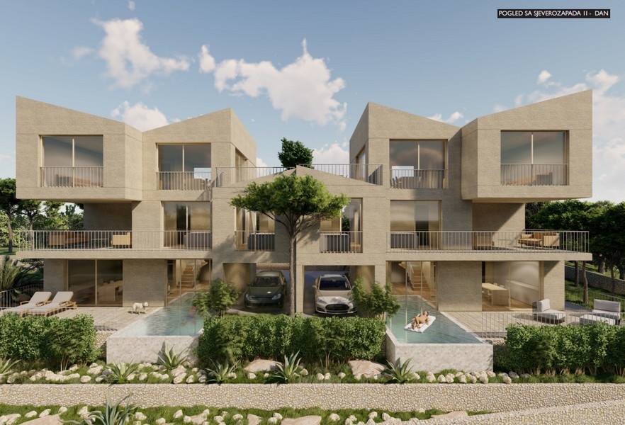 Modern ingatlan eladó Krk-n, Soline-ban.