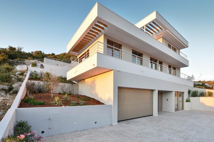 Vásároljon egy modern villát garázzsal Horvátországban - Panorama Scouting.