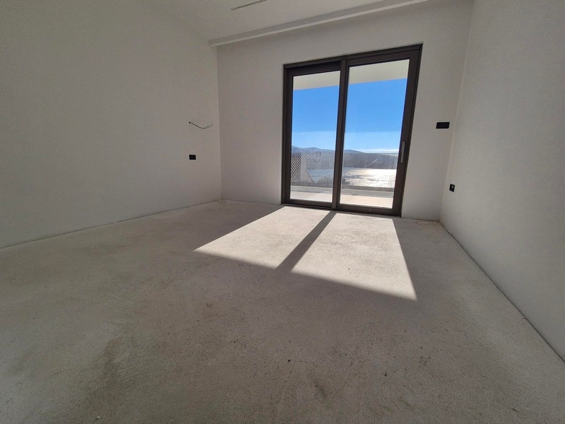 Kilátás a tengerre a hálószobából.