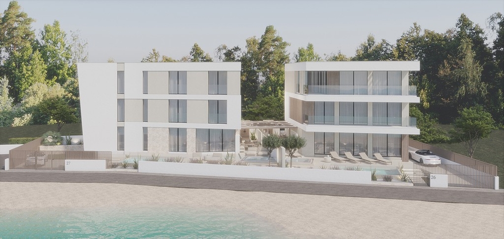 Vásároljon luxusvillát közvetlenül a tenger mellett Horvátországban - Panorama Scouting H3723.