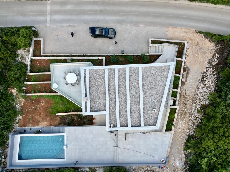 Drón kivétel a horvátországi H3727 ingatlanon.