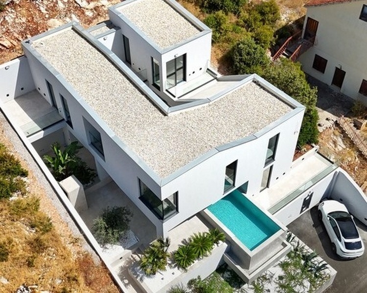 Modern villák eladók Horvátországban - Panorama Scouting H3748.