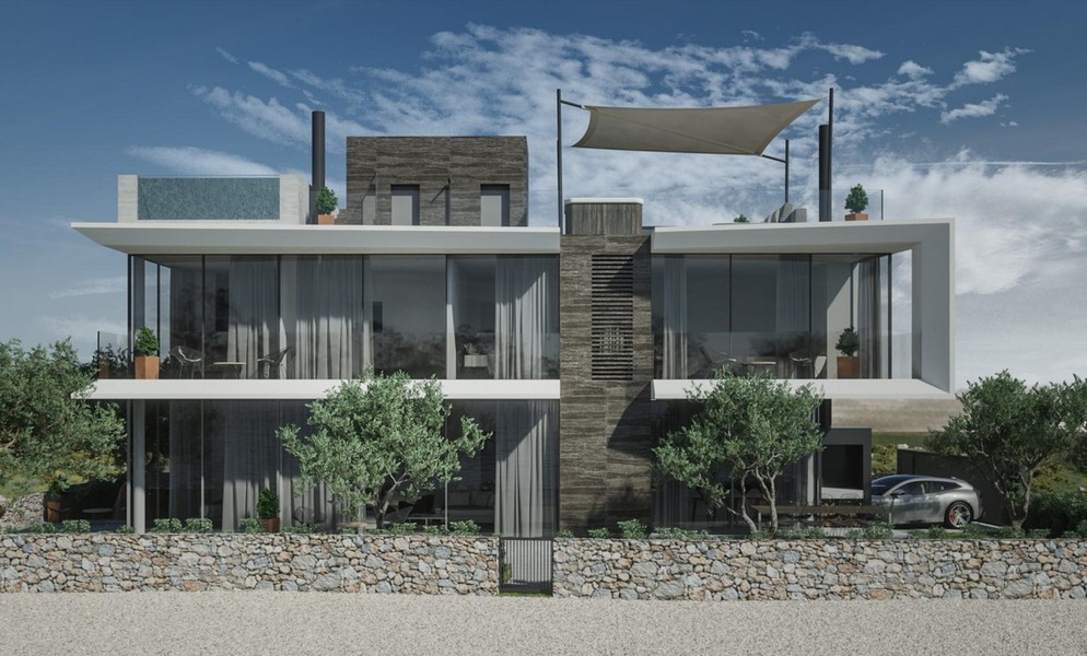 Luxus tengerparti villa eladó Horvátországban - Panoráma cserkészet.