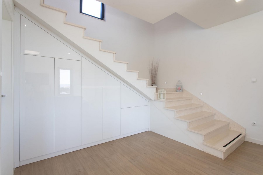 Tengerre néző kilátás a Villa H1720 hálószobájának felső emeletéről, Horvátország - Panorama Scouting.