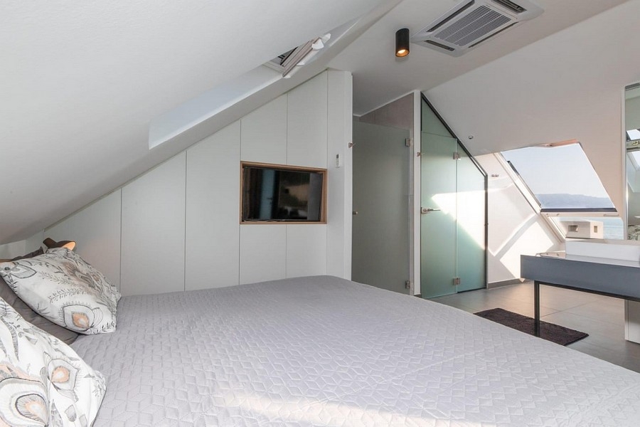 Maisonette apartman a legfelső emeleten