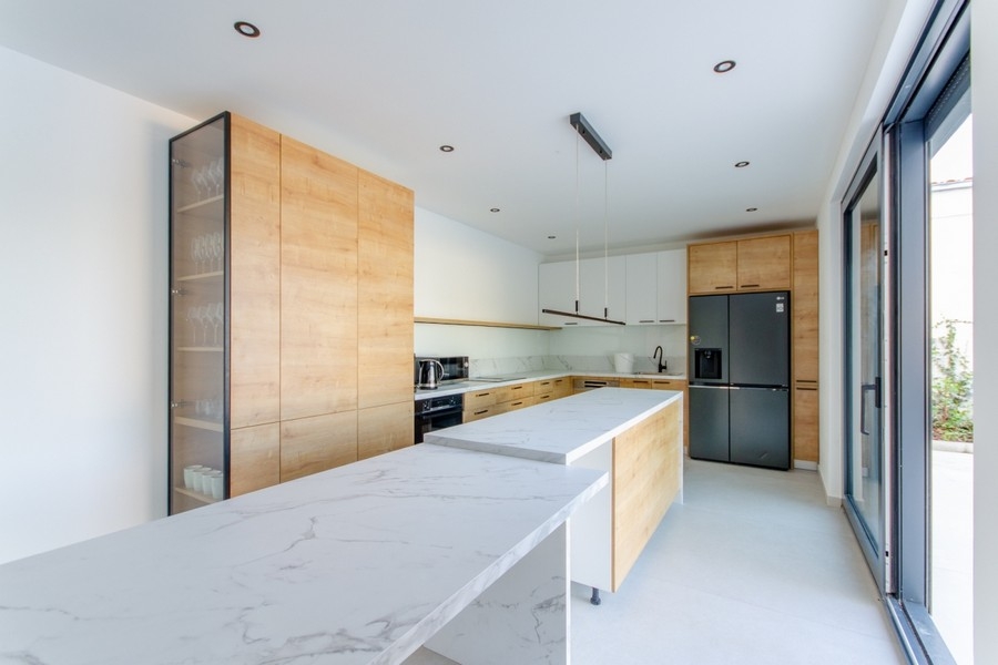 A H3903 villa konyhája Soltán, Horvátországban.