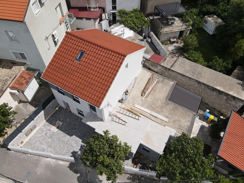Légi felvétel a házról