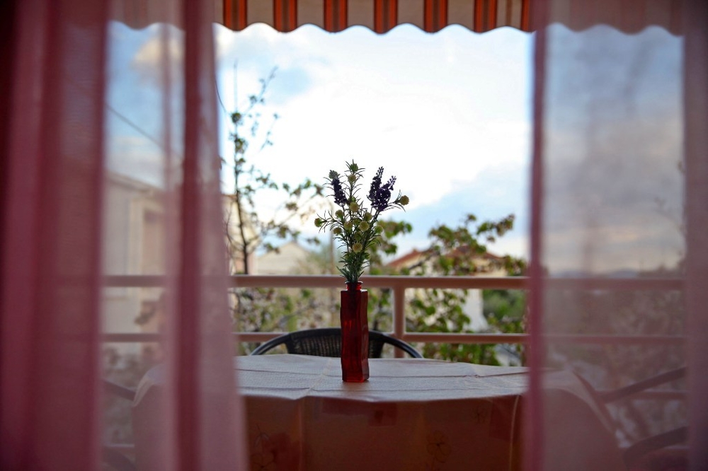 Szauna a H475 ingatlanban Zadar közelében, Horvátországban.