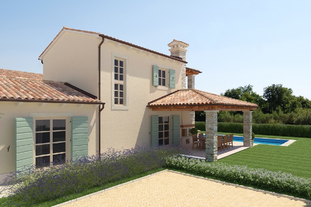 Kőház stílusú villa eladó Horvátországban, Isztria.