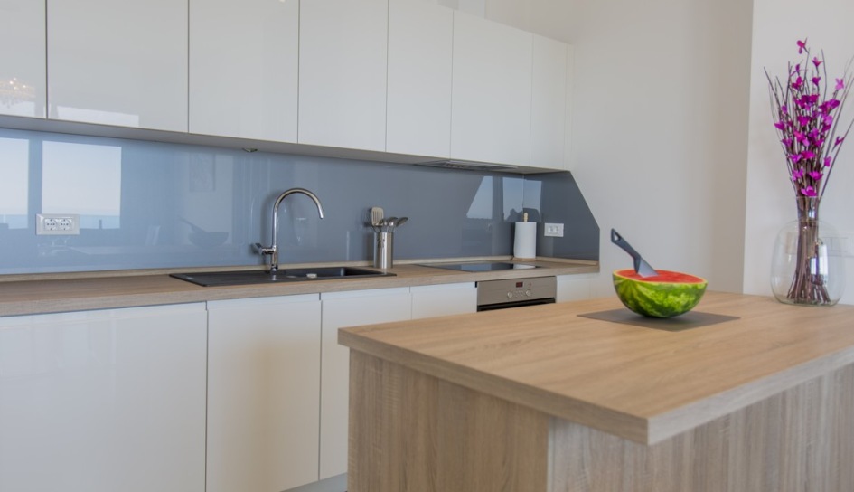 Modern berendezés - itt: konyha.