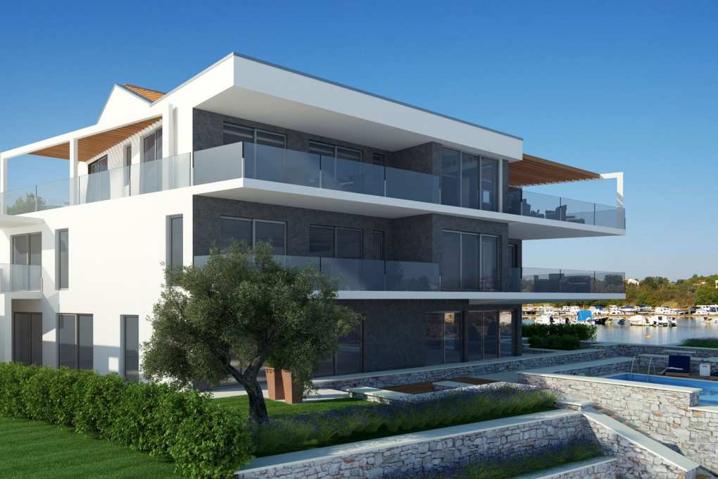 Vásároljon luxusingatlanokat a tenger mellett Horvátországban - Panorama Scouting.