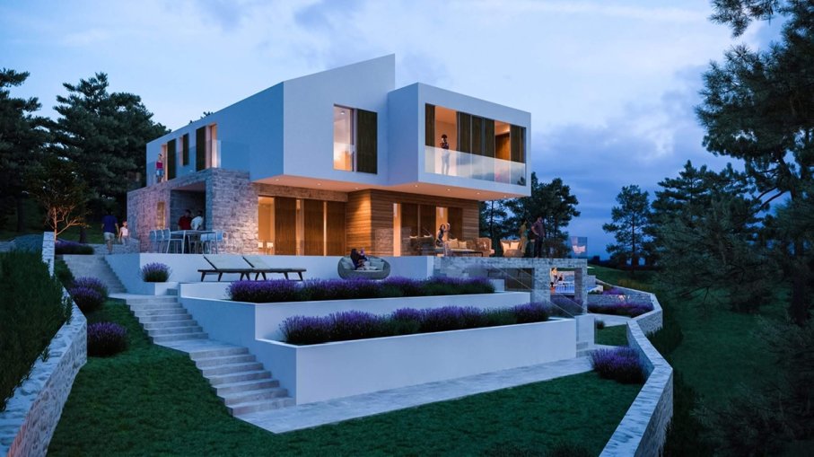 Luxus és modern új építésű villák Horvátországban eladók - Panoráma Scouting.