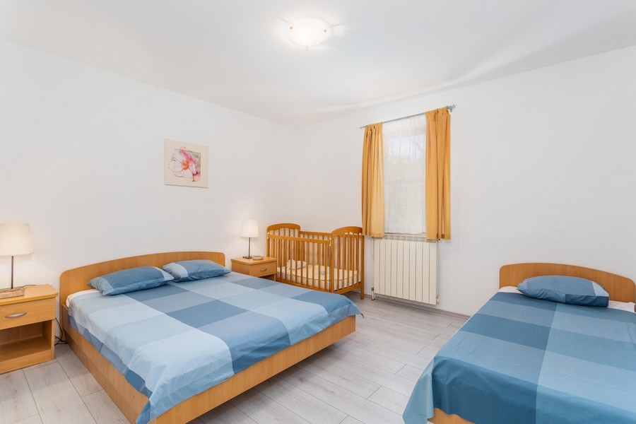 A H876 ház fürdőszobája Horvátországban.