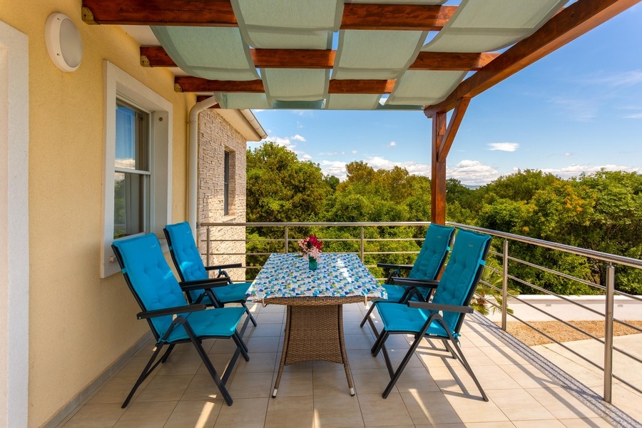 A négy hálószoba egyike.